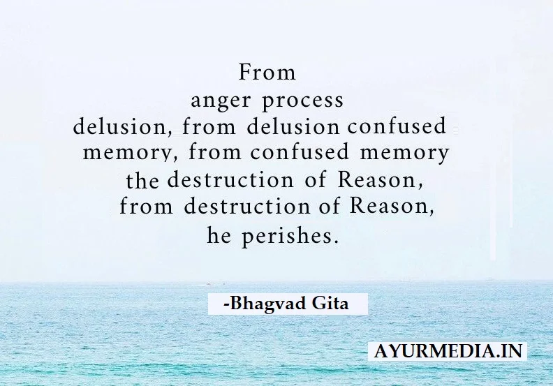 Bhagavad Gita quote on anger