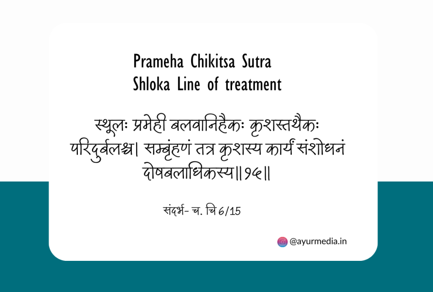 Prameha Chikitsa Sutra